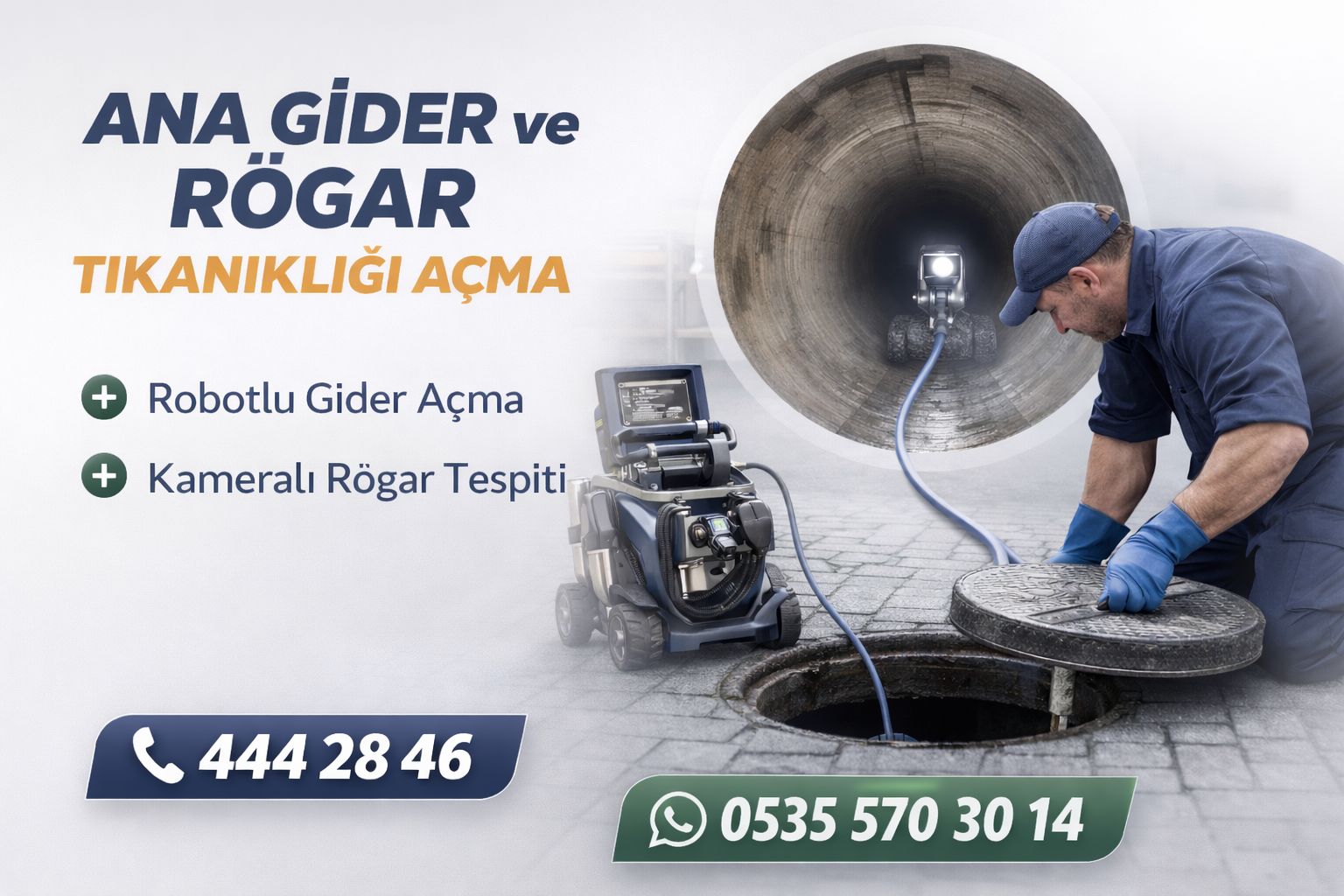 Ana Gider ve Rögar Tıkanıklığı Açma
