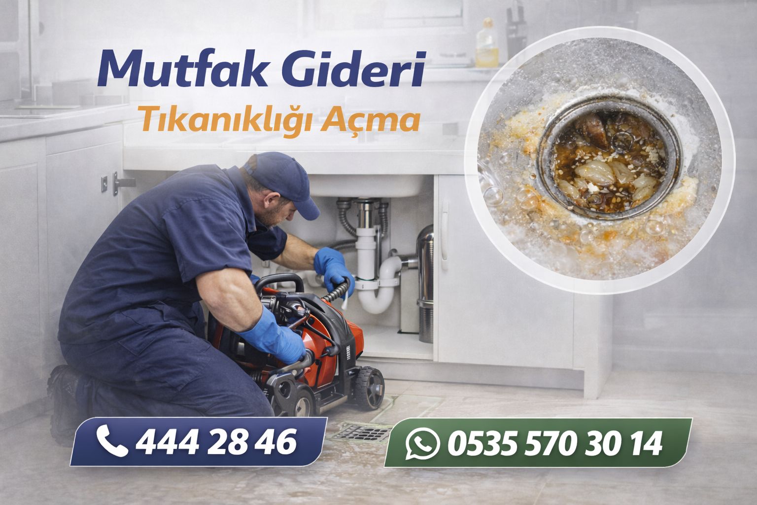 Mutfak Gideri Tıkanıklığı Açma
