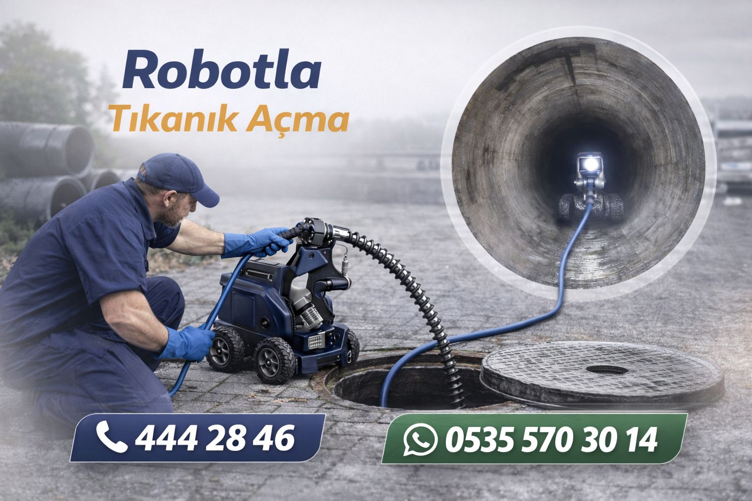 Robotla Tıkanık Açma